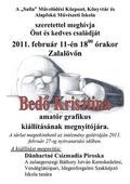 Bed� Krisztina amat�r grafikus ki�ll�t�sa a Salla M�vel�d�si K�zpontban.
