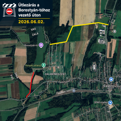 �tlez�r�s a Borosty�n-t�hoz vezet� �ton!