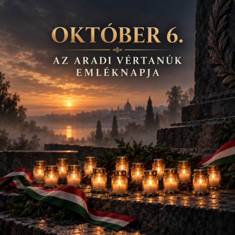 Okt�ber 6. - az aradi v�rtan�k elm�knapja