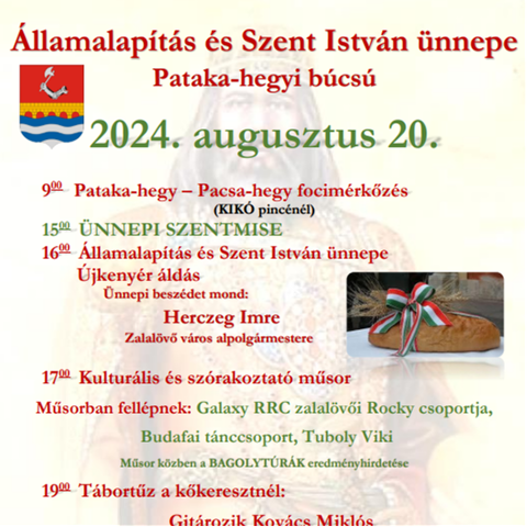 llamalapts s Szent Istvn nnepe - Pataka-hegyi bcs
