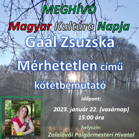 MEGHV - Magyar Kultra Napja - 2023. janur 22.
