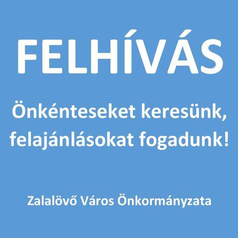 Felhvs - nknteseket keresnk, felajnlsokat fogadunk!
