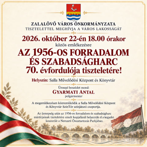 Megeml�kez�s az 1956-OS FORRADALOM �S SZABADS�GHARC 70. �vfordul�j�n