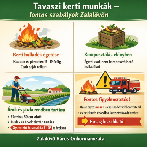 Tavaszi kerti munk�k – fontos szab�lyok Zalal�v�n!