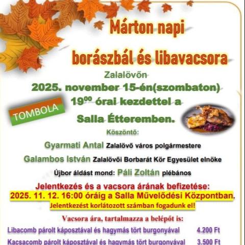 Mrton-napi borszbl s libavacsora - 2025.11.15.