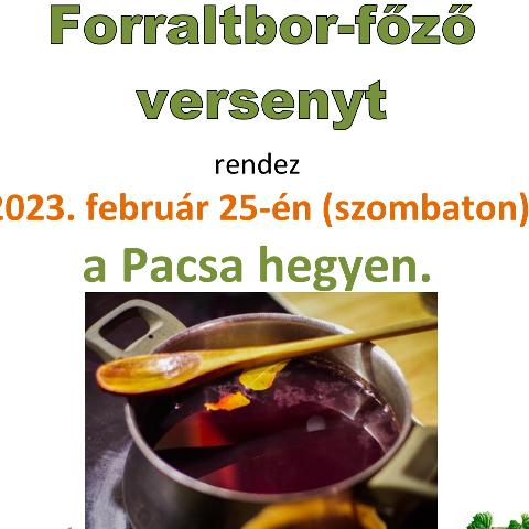 Forraltbor-fz verseny Pacsa hegyen