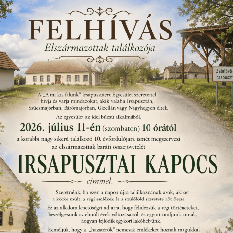 Irsapusztai elsz�rmazottak tal�lkoz�ja
