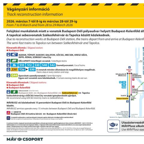 V�g�nyz�ri inform�ci� 2026. m�rcius 7-t�l 8-ig �s m�rcius 28-t�l 29-ig