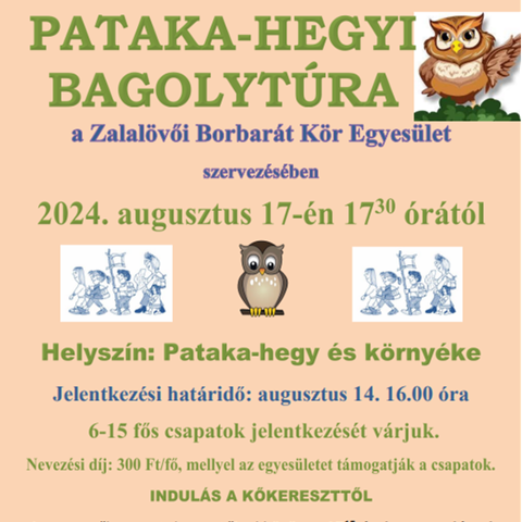 PATAKA-HEGYI BAGOLYTÚRA 2024