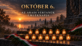 Okt�ber 6. - az aradi v�rtan�k elm�knapja