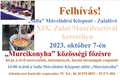 XIX. Zalai Murcifesztivál - Főzőverseny felhívás