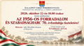 Megeml�kez�s az 1956-OS FORRADALOM �S SZABADS�GHARC 70. �vfordul�j�n